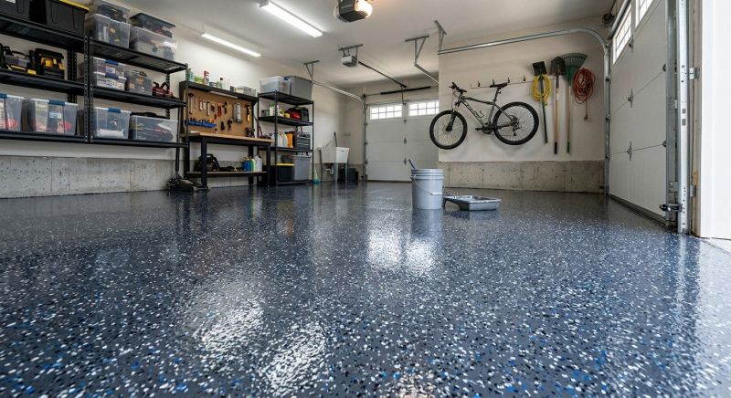 Epoxy Garage Flooring Installation in Loudoun County, VA